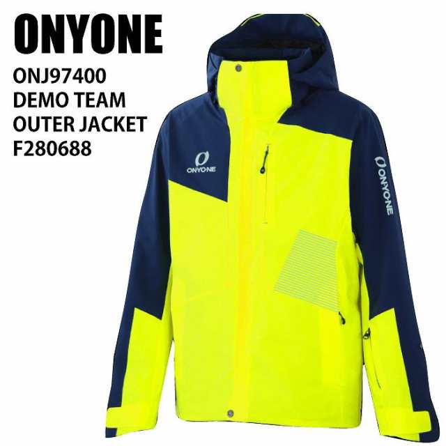 ONYONE オンヨネ ONJ97400 DEMO TEAM OUTER JACKET F280688 YELLOWxNAVY 24-25 ウエア ユニセックス ジャケット スキー 基礎スキー