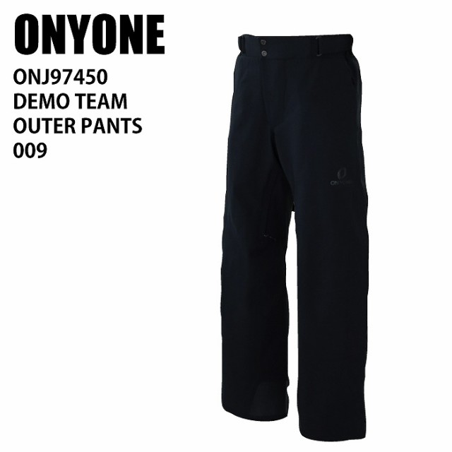 ONYONE オンヨネ ONP97450 DEMO TEAM OUTER PANTS 009 BLACK 24-25 ウエア ユニセックス パンツ スキー デモ 基礎スキー