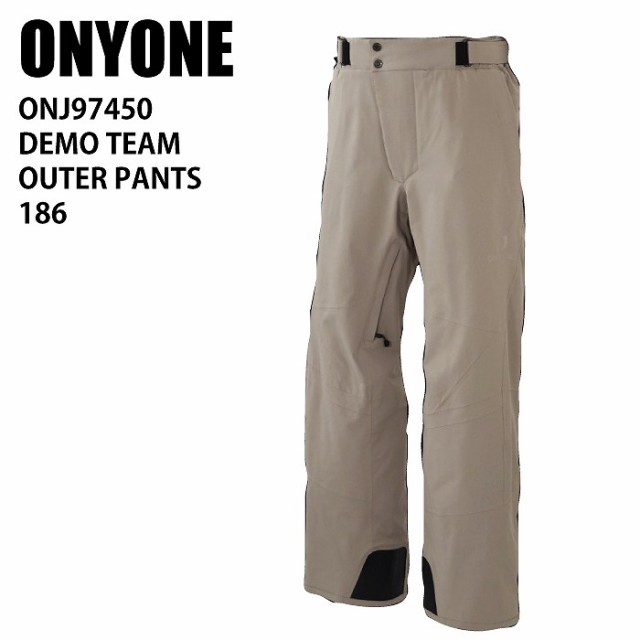 ONYONE オンヨネ ONP97450 DEMO TEAM OUTER PANTS 186 V.SAND 24-25 ウエア ユニセックス パンツ スキー デモ 基礎スキー