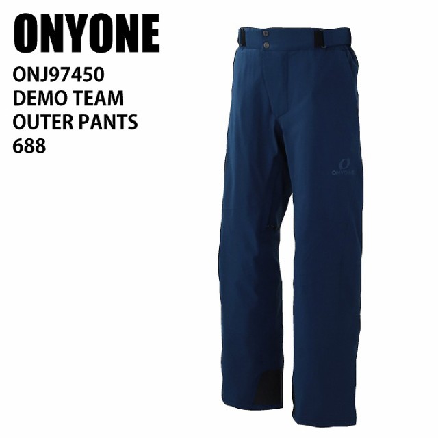 ONYONE オンヨネ ONP97450 DEMO TEAM OUTER PANTS 688 NAVY 24-25 ウエア ユニセックス パンツ スキー デモ 基礎スキー