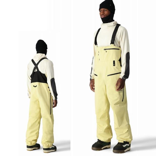 686 シックスエイトシックス M3WN217 GORE-TEX 3L ATV BIB DUSTY YELLOW 24-25 ウエア メンズ ビブ パンツ ゴア ロクハチ_6
