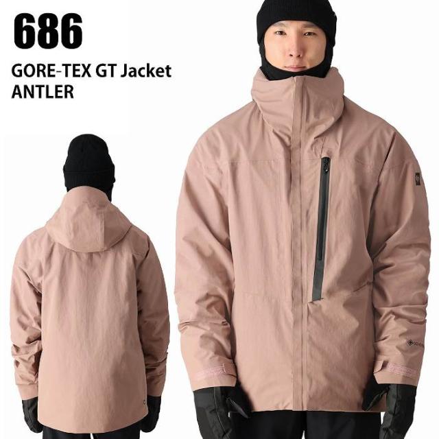 686 シックスエイトシックス M2W105 GORE-TEX GT JACKET ANTLER 24-25 ウエア メンズ ジャケット ゴア ロクハチ