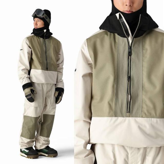 686 シックスエイトシックス M3WN136 GHOST 2.5L SHELL ANORAK WELCOME LIMESTONE 24-25 ウエア メンズ ジャケット ロクハチ