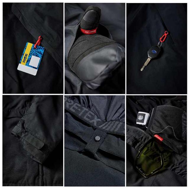 686 シックスエイトシックス M3WN136 GHOST 2.5L SHELL ANORAK WELCOME LIMESTONE 24-25 ウエア メンズ ジャケット ロクハチ