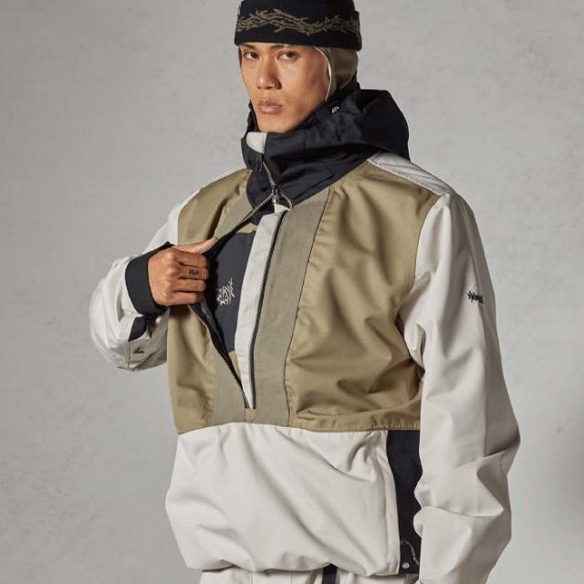 686 シックスエイトシックス M3WN136 GHOST 2.5L SHELL ANORAK WELCOME LIMESTONE 24-25 ウエア メンズ ジャケット ロクハチ