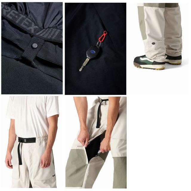 686 シックスエイトシックス M3WN223 2.5L GHOST PANT WELCOME LIMESTONE 24-25 ウエア メンズ パンツ ロクハチ