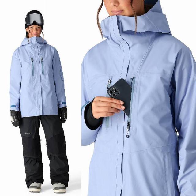 686 M2W301 GORE-TEX SKYLINE SHELL JACKET PURPLE IMPRESSION 24-25