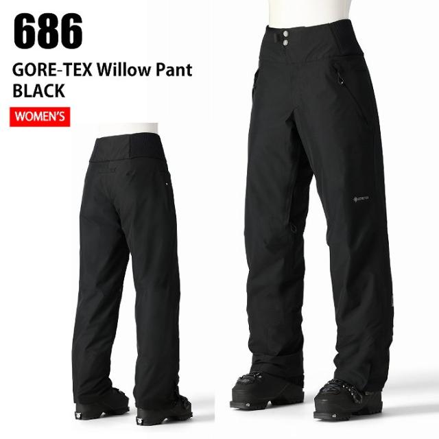 686 シックスエイトシックス M2W402 GORE-TEX WILLOW INSULATED PANT BLACK 24-25 ウエア レディース パンツ ロクハチ ゴア