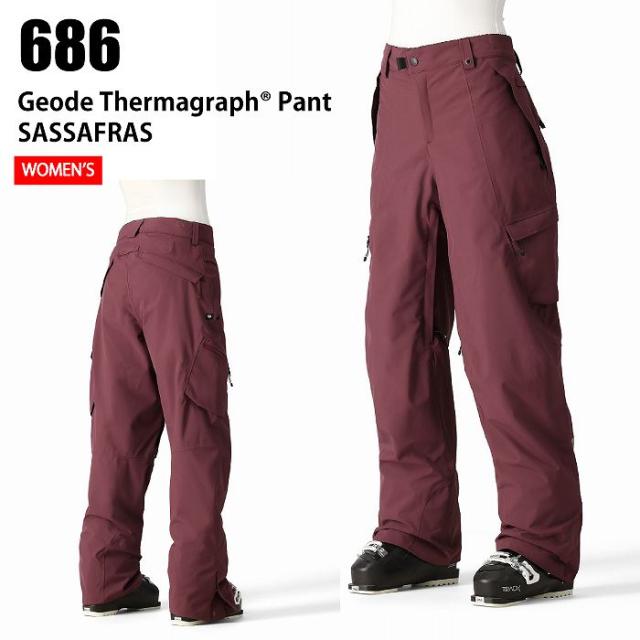 686 シックスエイトシックス M2W404 GEODE THERMAGRAPH PANT SASSAFRAS 24-25 ウエア レディース パンツ ロクハチ