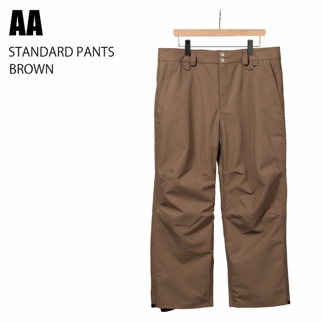 AA ダブルエー STANDARD PANTS BROWN 24-25 ウエア メンズ ユニセックス パンツ スノーボード