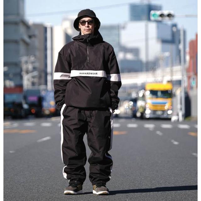 AA ダブルエー ウェア TEAM TRACK PANTS 23-24 BLACK/WHT UNISEX メンズ パンツ スノーボード AA ダブルエー ウェア TEAM TRACK PANTS 23-24 &frasl;BLACK UNISEX