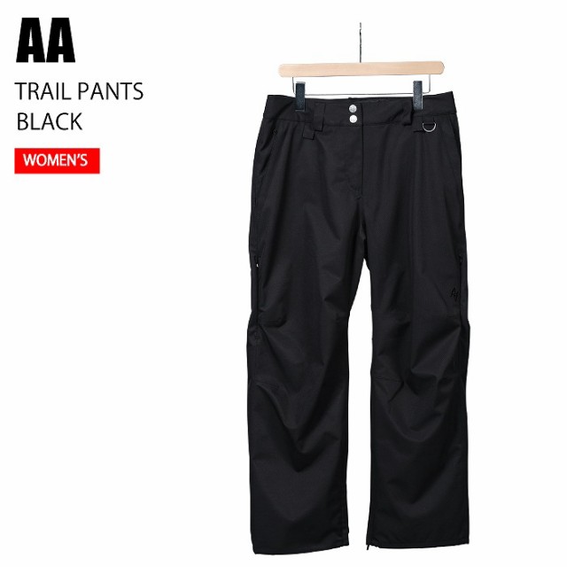 AA ダブルエー (W) TRAIL PANTS BLACK 24-25 ウエア レディース パンツ スノーボード