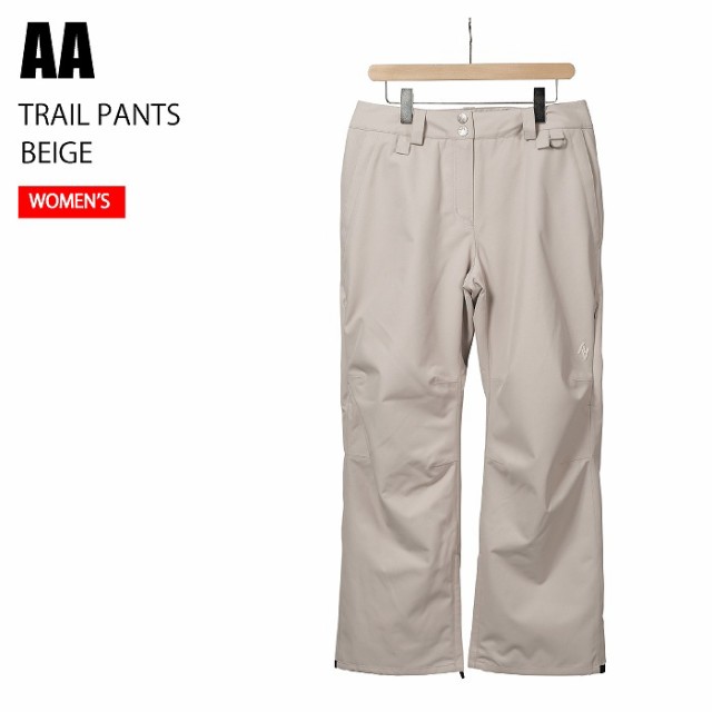 AA ダブルエー (W) TRAIL PANTS BEIGE 24-25 ウエア レディース パンツ スノーボード