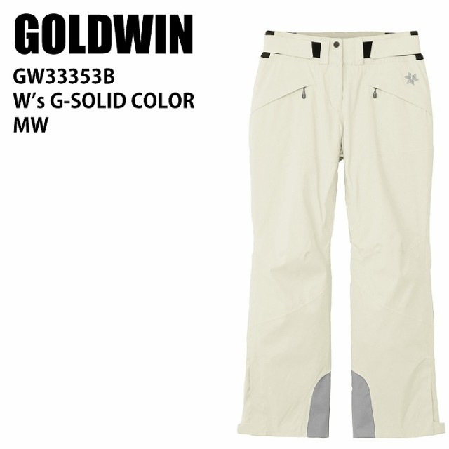 GOLDWIN ゴールドウィン GW33353B W’s G-SOLID COLOR PANTS MW 24-25 ウエア レディース スキー パンツ デモ 基礎スキー