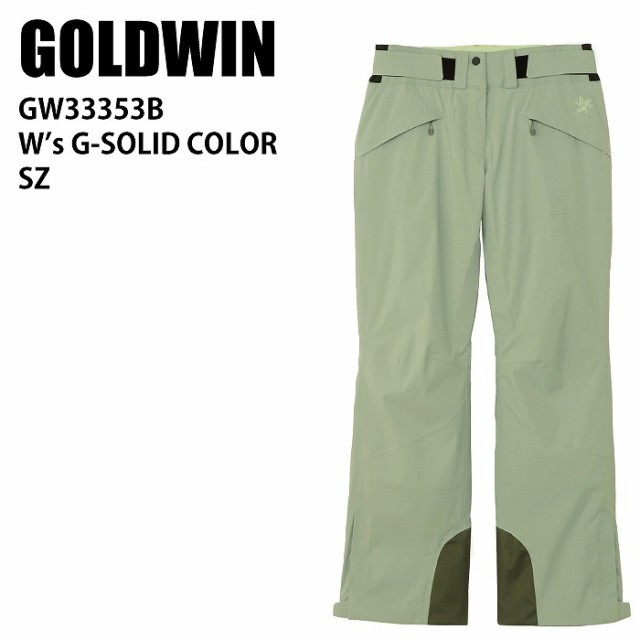 GOLDWIN ゴールドウィン GW33353B W’s G-SOLID COLOR PANTS SZ 24-25 ウエア レディース スキー パンツ デモ 基礎スキー