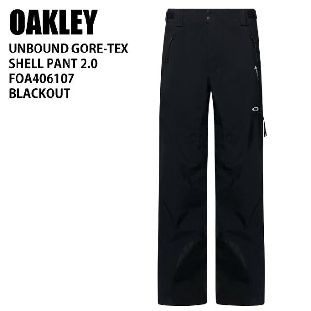 OAKLEY オークリー FOA406107 UNBOUND GORE-TEX SHELL PANT BLACKOUT 25-26 ウエア メンズ パンツ スノーボード スキー