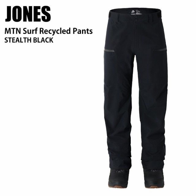 JONES ジョーンズ MTN MTN Surf Recycled PT BLACK 24-25 ウエア メンズ パンツ スノーボード