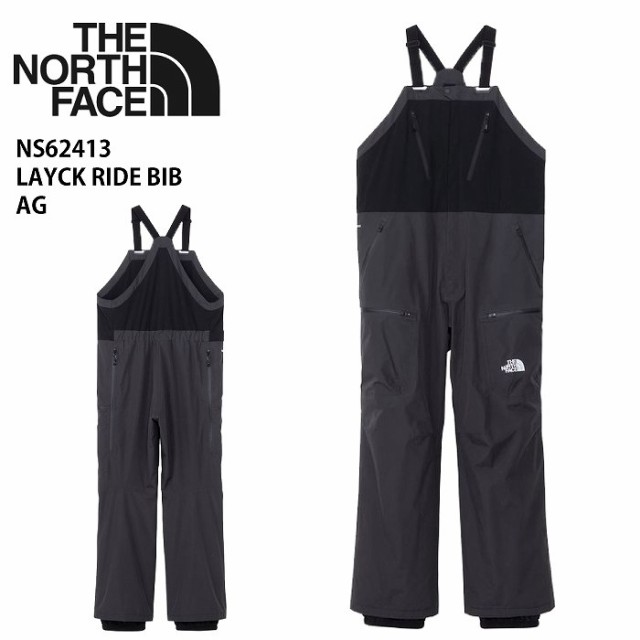 THE NORTH FACE ノースフェイス NS62413 LAYBACK RIDE BIB AG 24-25 ウエア ユニセックス パンツ スキー スノーボード GORE-TEX 中綿