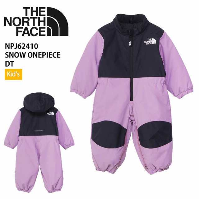 THE NORTH FACE ノースフェイス NSB62410 SNOW ONEPIECE DT 24-25 ウエア キッズ ジュニア 上下セット ワンピース 雪遊び そり 子供用