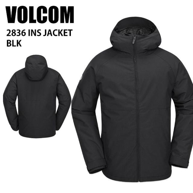 VOLCOM ボルコム 2836 INS JACKET BLK 24-25 ウエア ユニセックス ジャケット スキー スノーボード  G0452506