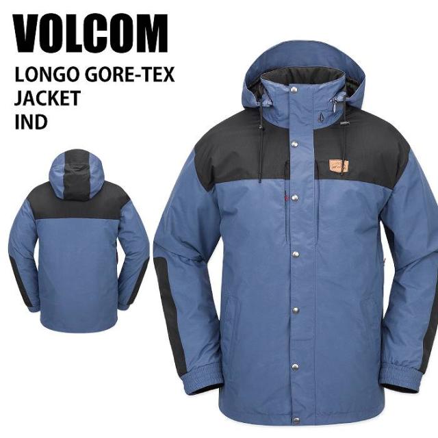 VOLCOM ボルコム LONGO GORE-TEX JACKET IND 24-25 ウエア ユニセックス ジャケット スキー スノーボード ゴアテックス 防水  G0652505