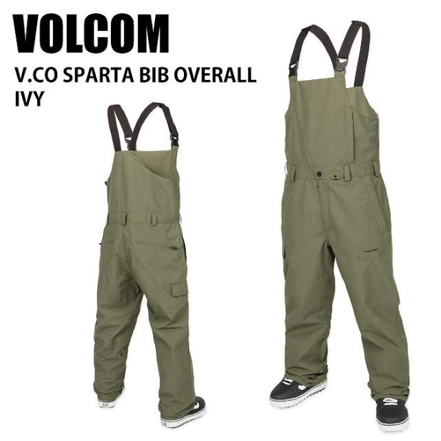 VOLCOM ボルコム V.CO SPARTA BIB OVERALL IVY 24-25 ウエア ユニセックス パンツ スキー スノーボード  G1352513