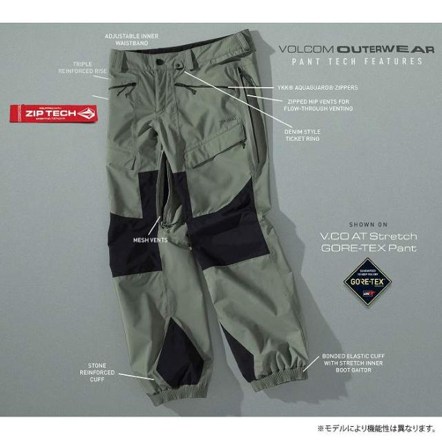 VOLCOM ボルコム KNOX INS GORE-TEX PANT BLK 24-25 ウエア レディース