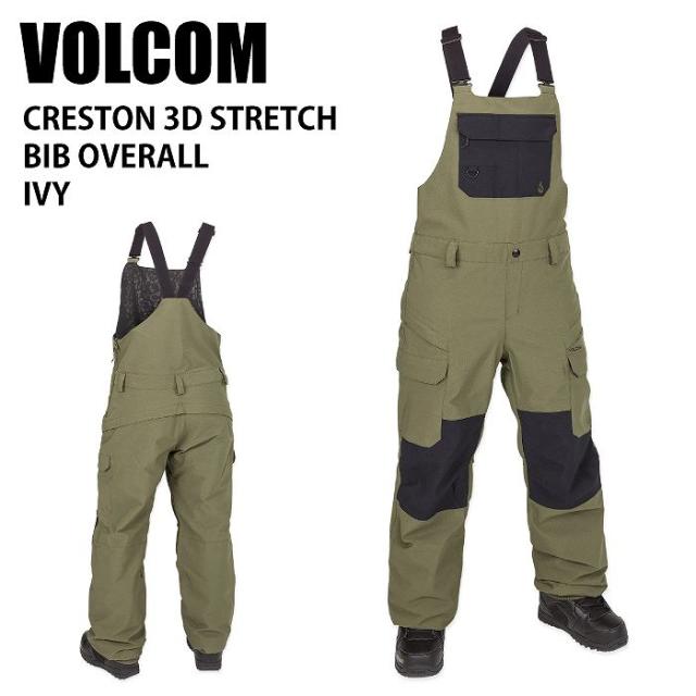 おとや VOLCOM ボルコム CRESTON 3D STRETCH BIB OVERALL IVY 24-25 ウエア