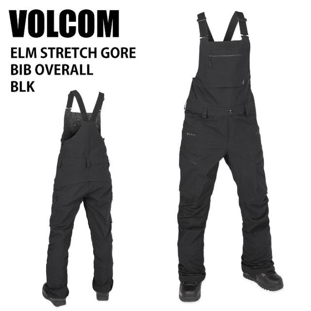 VOLCOM ボルコム ELM STRETCH GORE BIB OVERALL BLK 24-25 ウエア レディース パンツ スキー スノーボード GORE-TEX 防水  H1352501
