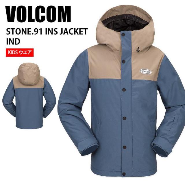 VOLCOM ボルコム STONE.91 INS JACKET IND 24-25 ウエア キッズ ジュニア ジャケット スキー スノーボード 子供用  I0452503