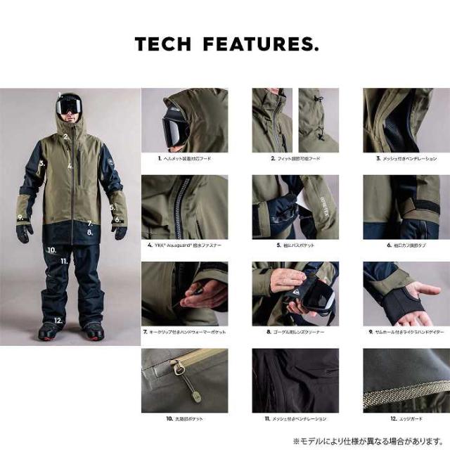 QUIKSILVER クイックシルバー EQYTJ03471 PRO PATH GORE-TEX 2L JK NZJ0 24-25 ウエア メンズ ジャケット ボード ゴアテックス_5