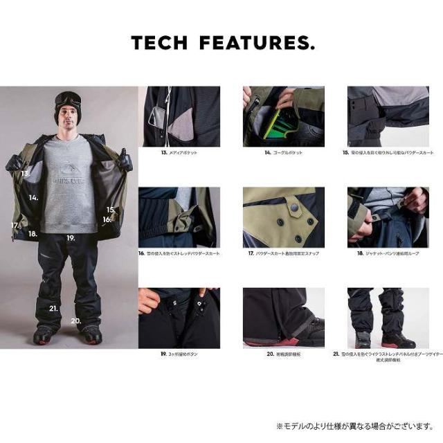 即購入 QUIKSILVER クイックシルバー EQYTJ03477 FOREVER STRETCH GORE