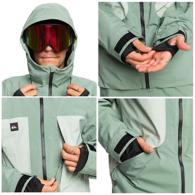 QUIKSILVER クイックシルバー EQYTJ03477 FOREVER STRETCH GORE-TEX JK GLW0 24-25 ウエア メンズ ジャケット ボード ゴアテックス_3