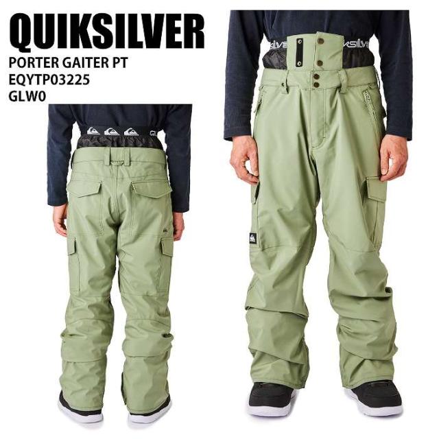 QUIKSILVER クイックシルバー EQYTP03225 PORTER GAITER PT GLW0 24-25 ウエア ユニセックス パンツ スノーボード
