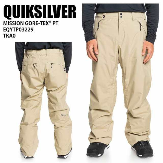 QUIKSILVER クイックシルバー EQYTP03229 MISSION GORE-TEX PT TKA0 24-25 ウエア メンズ パンツ スノーボード ゴアテックスの通販は