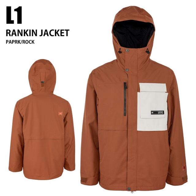 L1 エルワン RANKIN JACKET PAPRK/ROCK 24-25 ウエア ユニセックス ジャケット スノーボード