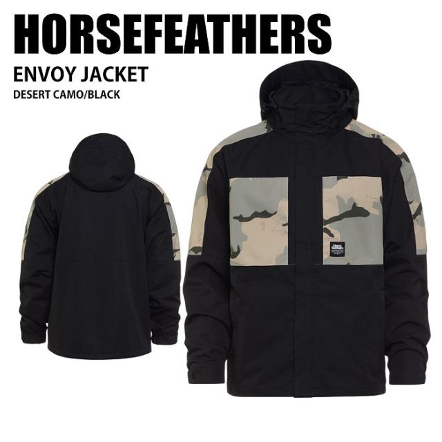 HORSEFEATHERS ホースフェザーズ ENVOY JACKET DESERT CAMO/BLACK 24-25 ウエア ユニセックス ジャケット スキー スノーボード