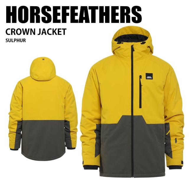 HORSEFEATHERS ホースフェザーズ CROWN JACKET SULPHUR 24-25 ウエア ユニセックス ジャケット スキー スノーボード