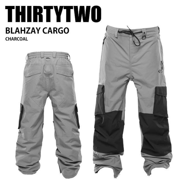 THIRTYTWO サーティーツー BLAHZAY CARGO CHARCOAL 24-25 ウエア ユニセックス パンツ スキー スノーボード