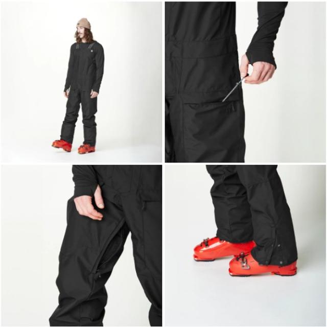 PICTURE ピクチャー TESTY BIB PT BLACK 24-25 ウエア ユニセックス