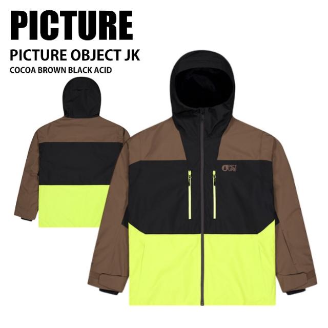 PICTURE ピクチャー PICTURE OBJECT JK COCOA BROWN BLACK ACID 24-25 ウエア ユニセックス ジャケット スキー スノーボード