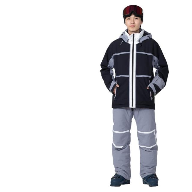 ONYONE［オンヨネ］メンズスキーウェア上下セット BLACKxGRAY ONYONE［オンヨネ］メンズスキーウェア上下セット BLACKxGRAY