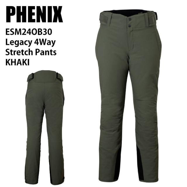 PHENIX フェニックス ESM24OB30 Legacy 4Way Stretch Pants KHAKI 24-25 ウエア メンズ パンツ スキー レガシー4WAYストレッチ
