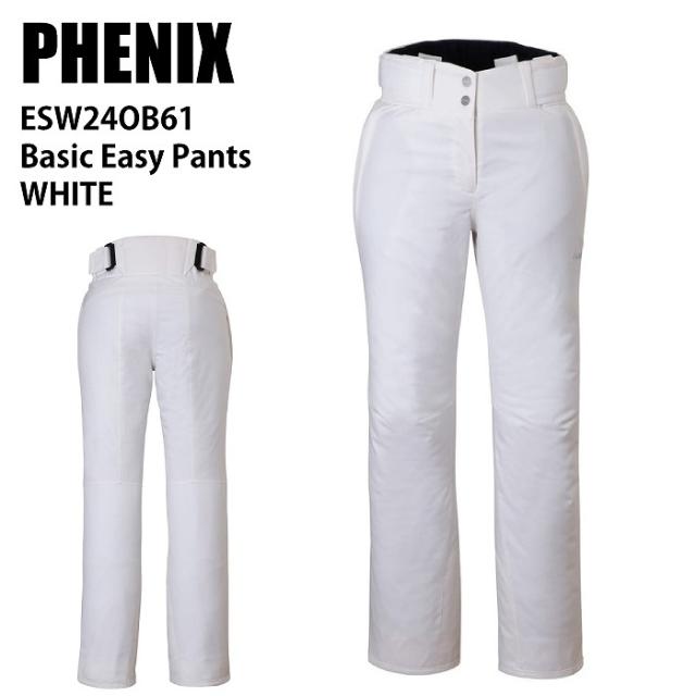 PHENIX フェニックス ESW24OB61 Basic Easy Pants WHITE 24-25
