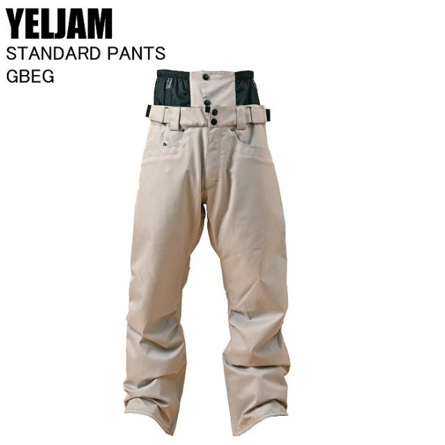 YELJAM イエロージャム YJ52418 STANDARD PANTS GBEG スノーボードウェア スノボ ウェア パンツ 24-25モデルの通販は 14,900円