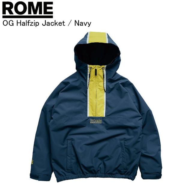 ROME ローム OG Halfzip Jacket ハーフジップジャケット NAVY ジャケット ボードウェア ロームウェア ROMEウェア 25-26モデル