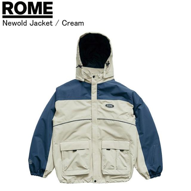 ROME ローム Newold Jacket ニューオールドジャケット CREAM ジャケット ボードウェア ロームウェア ROMEウェア 25-26モデル