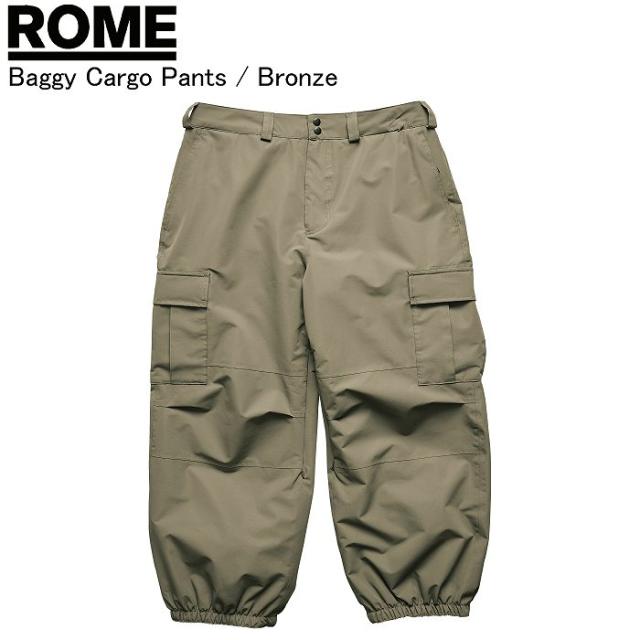ROME ローム Baggy Cargo Pants バギーカーゴパンツ BRONZE パンツ スノーボードウェア ロームウェア ROMEウェア 25-26モデル