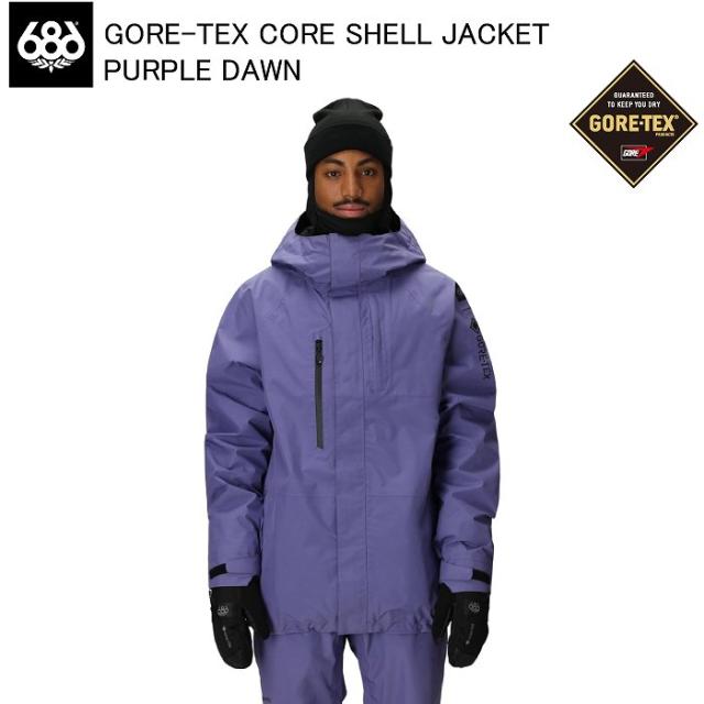 686 M5WN162 GORE-TEX CORE SHELL JACKET PURPLE DAWN スノーボードウェア ジャケット ロクハチロク ゴアテックス 25-26モデル