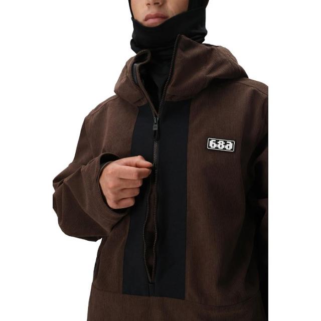 686 シックスエイトシックス M3WN136 Ghost 2.5L Anorak COFFEE CORDUROY スノーボードウェア ジャケット 686ウェア 25-26モデル